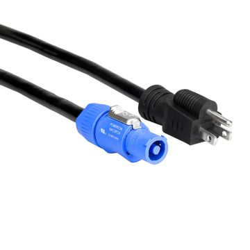 Hosa 50FT Neutrik powerCON to Hosa NEMA 5-15P Power Cord [PWN-250] Small Image