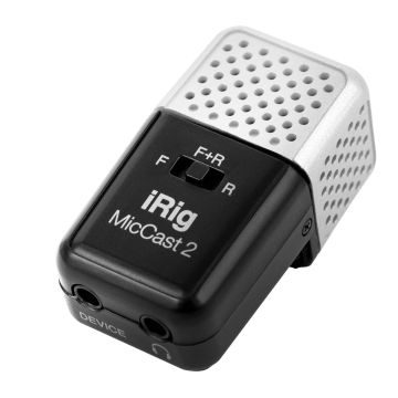 IK Multimedia iRig Mic Cast 2 Mobile Device Podcasting Microphone