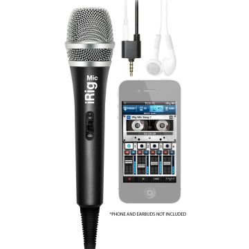 IK Multimedia iRig Mic Handheld Condenser Mobile Device Microphone
