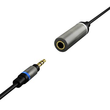 iLine Mono Output Adapter Cable 1/8-inch male Stereo to 1/4-inch Mono