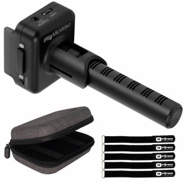 iRig Mic iPhone/iPad/DSRL Camera Video Shotgun Microphone with Case