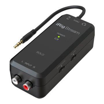 iRig Stream Solo Affordable Streaming Audio Interface