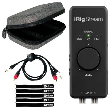 iRig Stream Stereo Audio Interface with Universal Protective Case