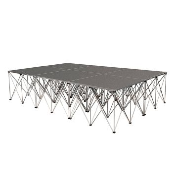 Intellistage ISTAGE12832 12FT X 8FT x 32” Complete Stage System