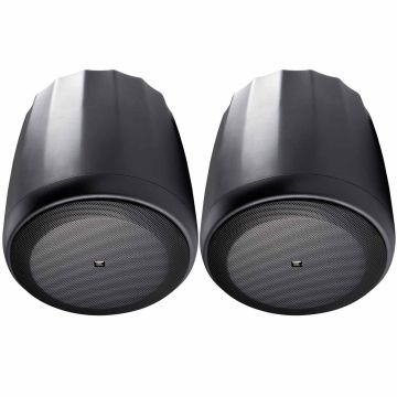 (2) JBL Professional Control 67 HC/T Narrow 75° Coverage High Ceiling Pendant Speakers (Black)