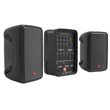 JBL Pro EON208P Packaged 8" 2-Way PA with Powered 8-Channel Mixer and Bluetooth