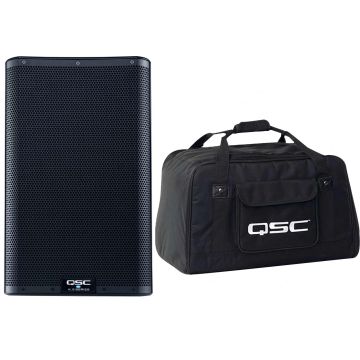 QSC K10.2 K2 Series Two-Way 2000W Active Speaker with 10" Woofer and Carry Case Package