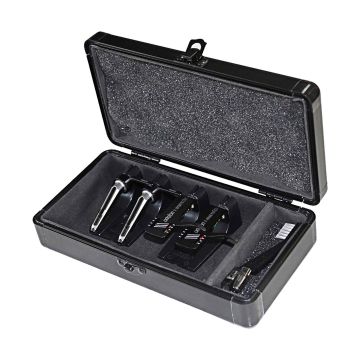 Odyssey KCC4PR2BL Black Krom Pro2 Turntable Needle Cartridge Case