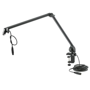 Konig and Meyer 23860 Microphone Desk Arm - Black