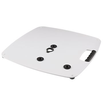 Konig & Meyer 26706W 21.6" x 21.6" (550 x 550mm) Pure White Base Plate