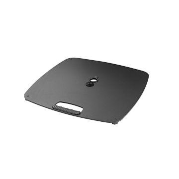 Konig & Meyer 26705 Structured Black 21.6 inch x 21.6 inch Steel Base Plate
