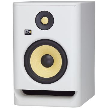 KRK RP7 ROKIT G4 Bi-amp Studio Monitor - Limited White Noise Edition