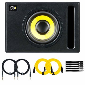 KRK S8 Generation 4 8" Active Studio Subwoofer with Cables
