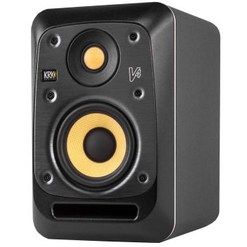 KRK V4 S4 V Series 2-Way 4" Powered Reference Monitor Angle View