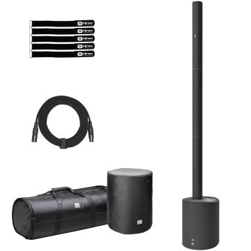 LD Systems MAUI 5 GO 100 BC Black Column PA System with Bag