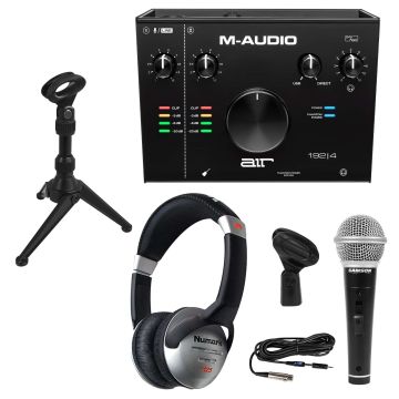 M-Audio AIR 192 | 4 Audio Interface with Microphone & Headphones