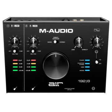 M-Audio AIR 192 | 8 2-In/4-Out 24/192 Audio MIDI Interface