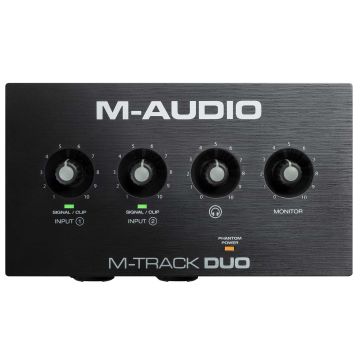 M-Audio M-TRACK DUO 2-Channel USB Audio Interface with 2 Combo Inputs