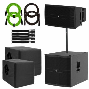 Mackie DRM12A 12" Arrayable Powered Loudspeaker with 18" Powered Subwoofer Package