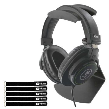 Mackie MC-100 Professional Headphones with Desktop Headphone Stand
