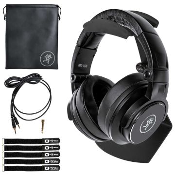 Mackie MC-150 Professional Closed-Back Headphones with Table Stand