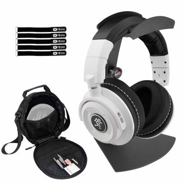 Mackie MC-350 Limited Edition White Headphones with Desktop Stand