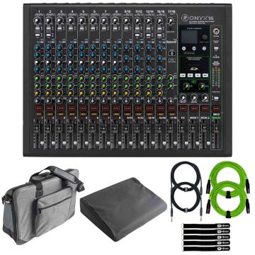 Mackie Onyx16 16-Channel Premium Analog Mixer with Transport Case