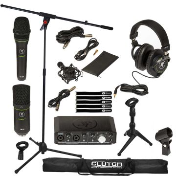 Mackie Producer Bundle Recording Bundle with Microphone Boom Stand
