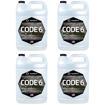 Master FX Code 6 Platinum High Density Long Lasting Fog Fluid - 4 Gallons