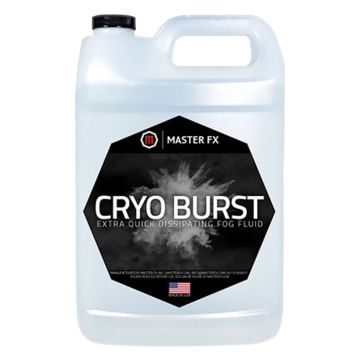 Master FX Cryo Burst Premium Extra Quick Dissipating Fog Fluid  - 1 Gallon