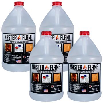 Master FX FR-MF-1 Master Flame Fire Retardant Fluid Four Gallon Containers Package