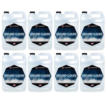 Master FX Ground Clouds Fast Dissipating Indoor Low-Lying Fog Fluid - 8 Gallons