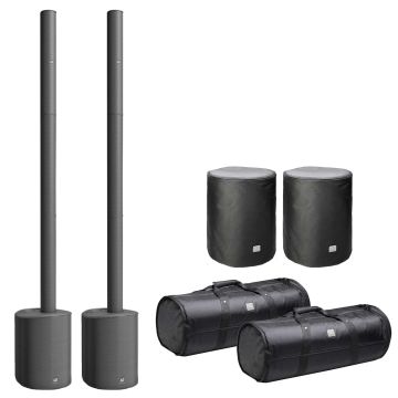 LD Systems MAUI 5 Ultra Portable Column PA System Duo Package
