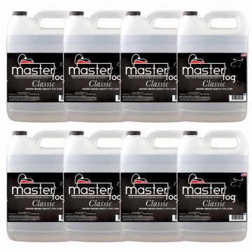 Master Fog Classic Medium Density Fog Fluid - 8 Gallons