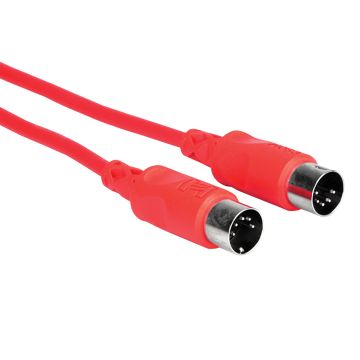 Hosa MID-310RD 10 FT MIDI 5-pin Interconnect Cable (Red)