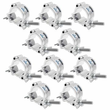 (10) Global Truss MINI 360 1.5 Light Duty Clamps for 40mm Tubing