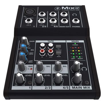 Mackie Mix5 5-Channel Compact Mixer