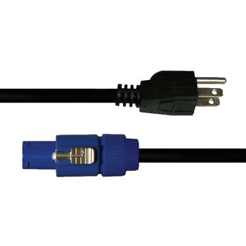 ADJ AV6 50FT Powercon to Edison main power cable [MPC50]