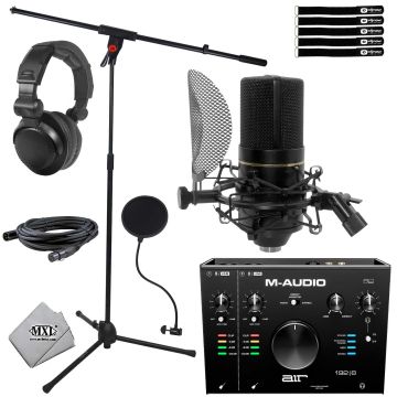 MXL 770 Microphone Bundle with M-Audio AIR 192 | 8 MIDI Interface
