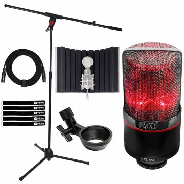 MXL-990-BLAZE-LED-Vocal-Condenser-Microphone-with-Isolation-Shield