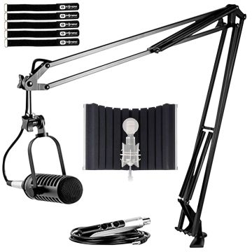MXL APS SOLO Audio Podcasting Station with Microphone Isolation Shield