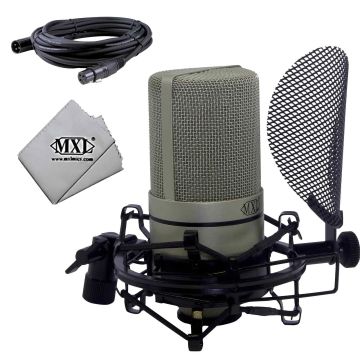 MXL 990 Complete Vocal Condenser Microphone Bundle