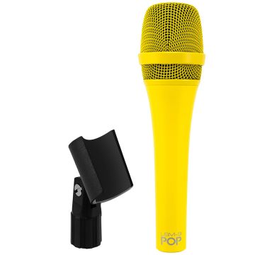 MXL POP LSM-9 Live Series Premium Dynamic Vocal Microphone in Yellow