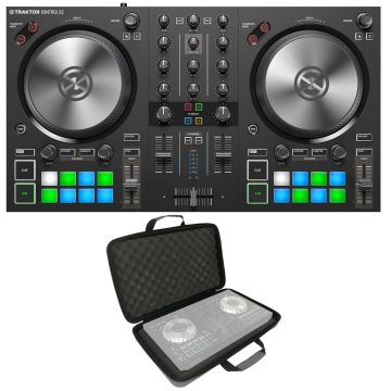 Native Instruments Traktor Kontrol S2 Mk3 DJ System with Case Package