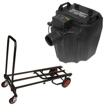 Chauvet DJ Nimbus Professional Dry Ice Smoke / Fog Machine & JS-KC80 Karma Cart Package