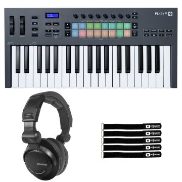 Novation FLkey 37 Full-Size MIDI Keyboard Controller with Headphones