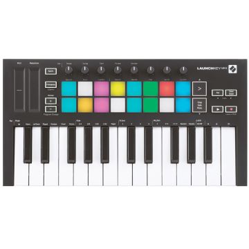 Novation Launchkey Mini Mk3 Compact and Portable 25-Mini-Key MIDI Keyboard Controller
