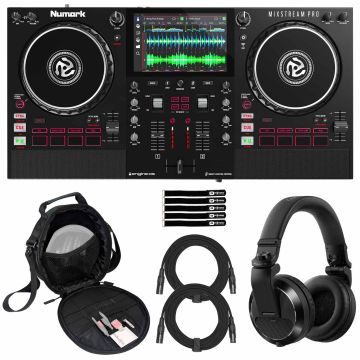 Numark Mixstream Pro Standalone DJ Console with Pioneer DJ Headphones