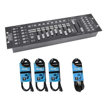 Chauvet Obey 40 w/DMX Cables Bundle 
