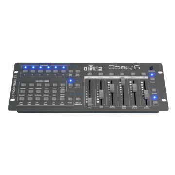 Chauvet Obey 6 Compact Universal 6-Channel DMX-512 Lighting Controller